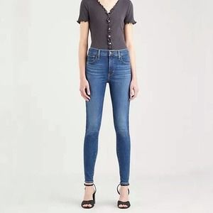 Levi's 720 High Rise Super Skinny Jeans Zipper Fly Size 27 X 30
